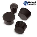 Premium Black Rubber Laboratory Stoppers - Assorted Sizes