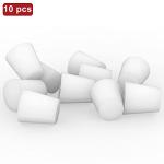 Stonylab White Tapered Silicone Rubber Stoppers (10-Pack)