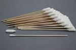 100 Pcs Foam Tipped Swabs with Wooden Handle