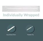 100 Pack Sterile Flocked Nasopharyngeal Swabs 80mm