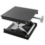 Aluminum Alloy Lab Scissors Jack 90x90mm Black