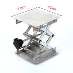 4x4" Stainless Steel Lab Scissor Jack Lifter
