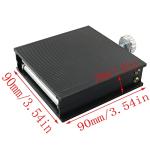 Aluminum Alloy Lab Scissors Jack 90x90mm Black