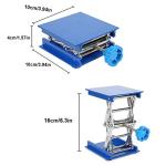 Adjustable Lab Lifting Stand - Blue Scissor Jack