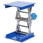 Adjustable Lab Lifting Stand - Blue Scissor Jack