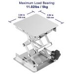 Labasics Stainless Steel Lab Scissors Jack Platform