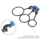 3PCS Iron Lab Retort Rings with Boss Head