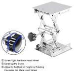 Labasics Stainless Steel Lab Scissors Jack Platform