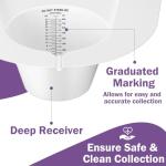 25 Pack Urine Collection Hats for Toilets