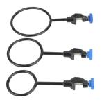 3PCS Iron Lab Retort Rings with Boss Head