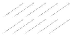 EISCO 10-Pack Stainless Steel Semi-Micro Spatulas