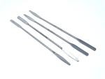 Set of 4 Stainless Steel Lab Spatulas