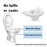 Female Urinal Sample Collection Hat - 4 Pack