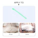 100PCS Green Plastic Mini Lab Spatulas