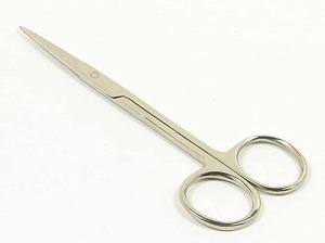 4.5 Inch Straight Stainless Iris Surgical Scissors