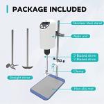 Electric Overhead Stirrer with Stainless Steel Stand