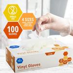 Med PRIDE Heavy Duty Vinyl Gloves - 100 Pack