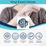 Cureguard Medium Vinyl Exam Gloves - Case of 1000