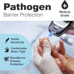 Heavy-Duty Powder-Free Latex Gloves, 100 Count