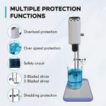 Electric Overhead Stirrer with Stainless Steel Stand