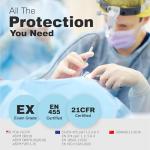 Heavy-Duty Powder-Free Latex Gloves, 100 Count