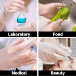 Clear Vinyl Exam Gloves – Powder-Free, 100 Pcs
