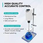 Electric Overhead Stirrer with Stainless Steel Stand