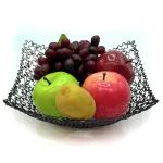 BIOGRAT Handmade Black Wire Fruit Bowl 8.86