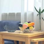 BIOGRAT Handmade Black Wire Fruit Bowl 8.86