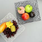 BIOGRAT Handmade Black Wire Fruit Bowl 8.86