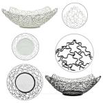 BIOGRAT Handmade Black Wire Fruit Bowl 8.86