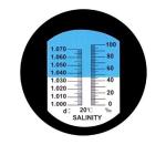 Salinity Refractometer for Marine Aquariums - Dual Scale