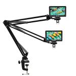Adjustable Microscope Arm Stand with Clamp