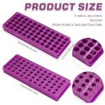 OLYCRAFT 5PCS Polypropylene Microcentrifuge Tube Rack