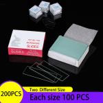 200PCS Microscope Slides and Covers Set