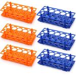 Lawei 6 Pack Test Tube Rack Set - Blue/Orange