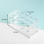 Transparent Acrylic Test Tube Rack with 8 Holes