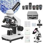 Temery Beginners Biological Microscope Kit with Extras