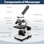 Dcorn 2000X Compound Microscope Kit for Everyone