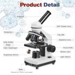 Temery Beginners Biological Microscope Kit with Extras