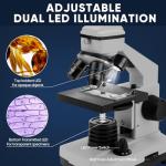 Dcorn 2000X Compound Microscope Kit for Everyone