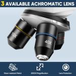 Dcorn 2000X Compound Microscope Kit for Everyone