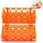 Lawei 6 Pack Test Tube Rack Set - Blue/Orange
