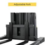 Electric Stacker with Straddle Legs, 3300 lbs Capacity