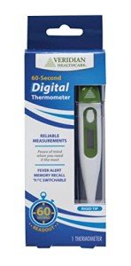 Veridian Digital Thermometer with Fever Alert