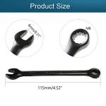 Utoolmart 8mm Ratcheting Combination Wrench 115mm