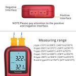 Kamtop Dual Channel Digital Thermometer with Probes