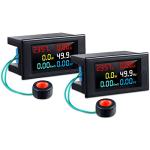AC Display Meter Set: Digital Voltmeter & Amperage Tester