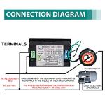 AC Display Meter Set: Digital Voltmeter & Amperage Tester