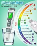 3-in-1 Digital pH, TDS, and Temperature Meter